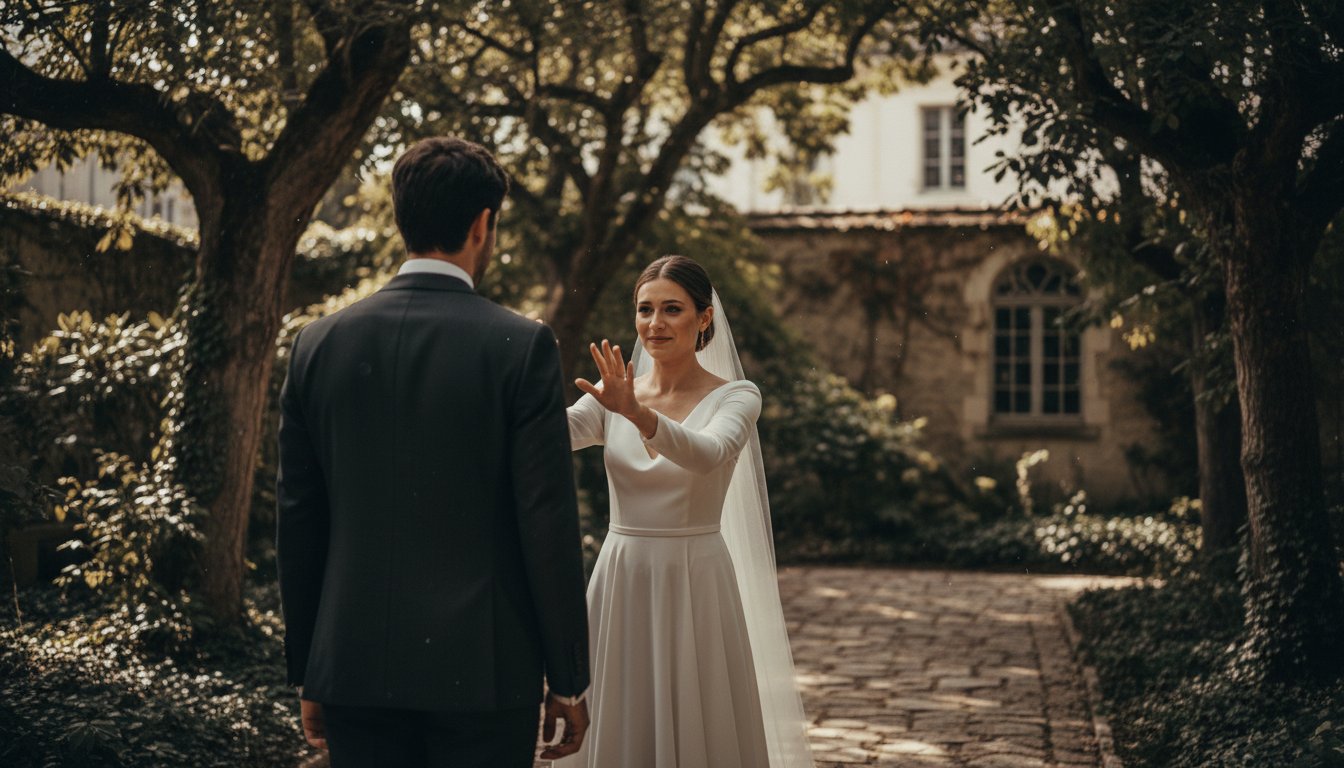 First Look Mariage : L&rsquo;Émotion d&rsquo;une Rencontre Intime en Île-de-France